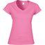 Camiseta cuello de pico para mujer de corte entallado Azalea S