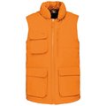 Chaleco acolchado impermeable Naranja M