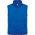 Chaleco acolchado unisex con forro polar Azul XL