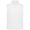 Chaleco acolchado unisex con forro polar Blanco 4XL