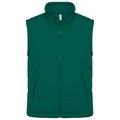 Chaleco acolchado unisex con forro polar Verde XL