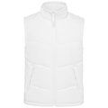 Chaleco acolchado unisex con forro polar White XS