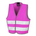 Chaleco alta visibilidad para niños Fluorescent Pink 4/6 ans