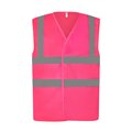 Chaleco alta visibilidad reciclado Pink M