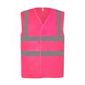 Chaleco alta visibilidad reciclado Rosa 3XL