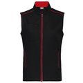 Chaleco hombre con bolsillos Black / Red XXL