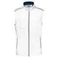 Chaleco hombre con bolsillos Blanco 4XL