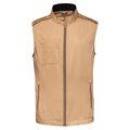 Chaleco hombre con bolsillos Camel / Black XXL