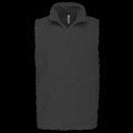 Chaleco micropolar hombre cremallera y bolsillos DARK GREY 5XL