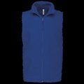 Chaleco micropolar hombre cremallera y bolsillos Royal Blue 3XL