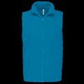 Chaleco micropolar hombre cremallera y bolsillos Tropical Blue 4XL