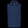 Chaleco micropolar hombre cremallera y bolsillos True Indigo 3XL