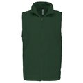 Chaleco micropolar hombre cremallera y bolsillos Verde 4XL