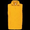 Chaleco micropolar hombre cremallera y bolsillos Yellow XL