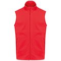 Chaleco micropolar reciclado unisex Rojo XS