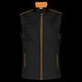 Chaleco mujer con bolsillos Black / Orange 3XL