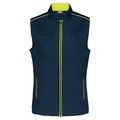 Chaleco mujer con bolsillos Navy / Fluorescent Yellow M