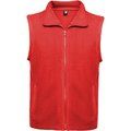 Chaleco Polar Cuello Alto 2 Bolsillos Rojo S