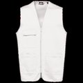 Chaleco polialgodón multibolsillos Blanco 4XL