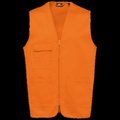 Chaleco polialgodón multibolsillos Orange 3XL