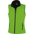 Chaleco Resistente al agua y cortavientos Vivid Green / Black XXL