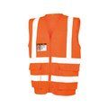 Chaleco de seguridad de rejilla Fluorescent Orange L