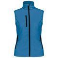 Chaleco sofshell mujer impermeable Aqua Blue 3XL