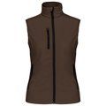 Chaleco sofshell mujer impermeable CHOCOLATE XL