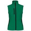 Chaleco sofshell mujer impermeable Kelly Green 3XL