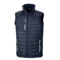 Chaleco Softshell acolchado reciclado Navy / Grey 3XL