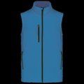 Chaleco softshell hombre impermeable Aqua Blue 4XL