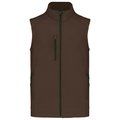 Chaleco softshell hombre impermeable CHOCOLATE L