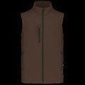 Chaleco softshell hombre impermeable CHOCOLATE M