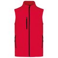 Chaleco softshell hombre impermeable Rojo S