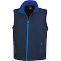 Chaleco Softshell hombre resistente al agua Navy / Royal L