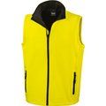 Chaleco Softshell hombre resistente al agua Yellow / Black 3XL