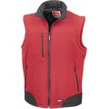 Chaleco Softshell Impermeable Rojo M