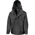 Chaqueta 3 en 1 impermeable Black S