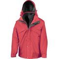 Chaqueta 3 en 1 impermeable Red / Black L