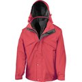 Chaqueta 3 en 1 impermeable Rojo S