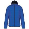 Chaqueta acolchada con capucha Azul XXL