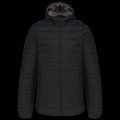 Chaqueta acolchada con capucha Black 3XL