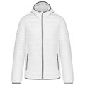 Chaqueta acolchada con capucha Blanco XXL