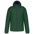 Chaqueta acolchada con capucha Forest Green 3XL