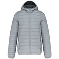 Chaqueta acolchada con capucha Gris XXL