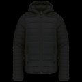 Chaqueta acolchada con capucha infantil Black 8/10 ans