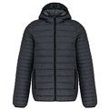 Chaqueta acolchada con capucha Marl Dark Grey 4XL