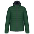 Chaqueta acolchada con capucha Verde 3XL