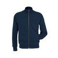 Chaqueta de algodón con cremallera Navy M