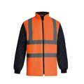 Chaqueta Alta Visibilidad Acolchada Hi Vis Orange / Navy S